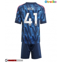 Otroške Nogometnih dresov Arsenal Declan Rice #41 Gostujoči 2025-26 Kratki rokavi (+ hlače)